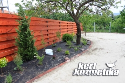 Növényágyások geo textilezése, a gyomok ellen (14)